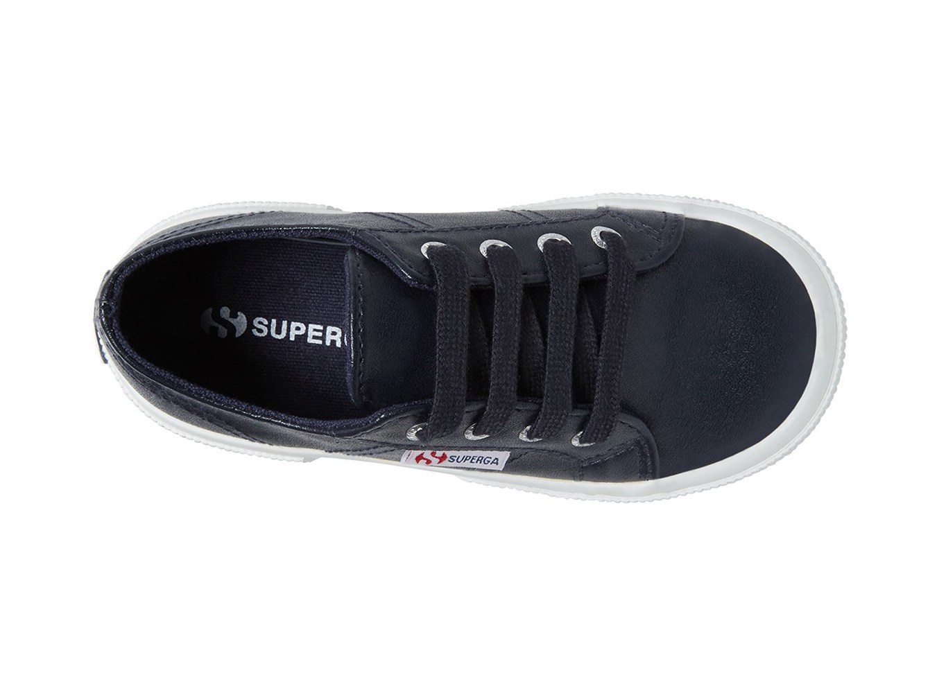 Zapatillas Superga Niños Azul Marino - 2750 Nappaleaj Cuero - 051427JLS